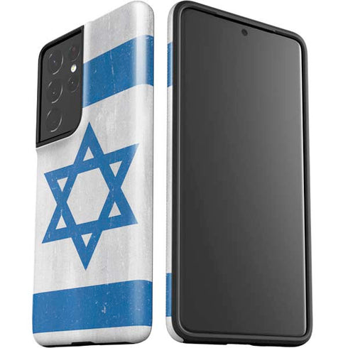 Israel Flag Distressed Galaxy S21 Ultra 5G Pro Case